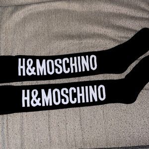 H& Moshino men socks .